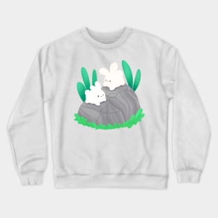 Mini bunnies chilling Crewneck Sweatshirt